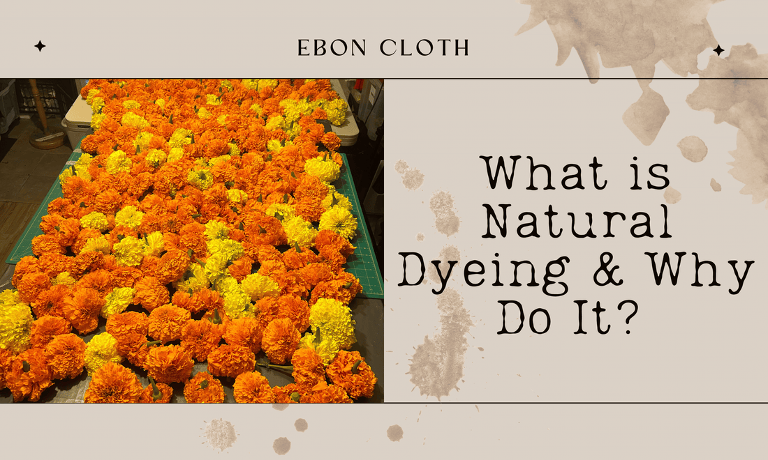 What is Natural Dyeing and Why Do it?