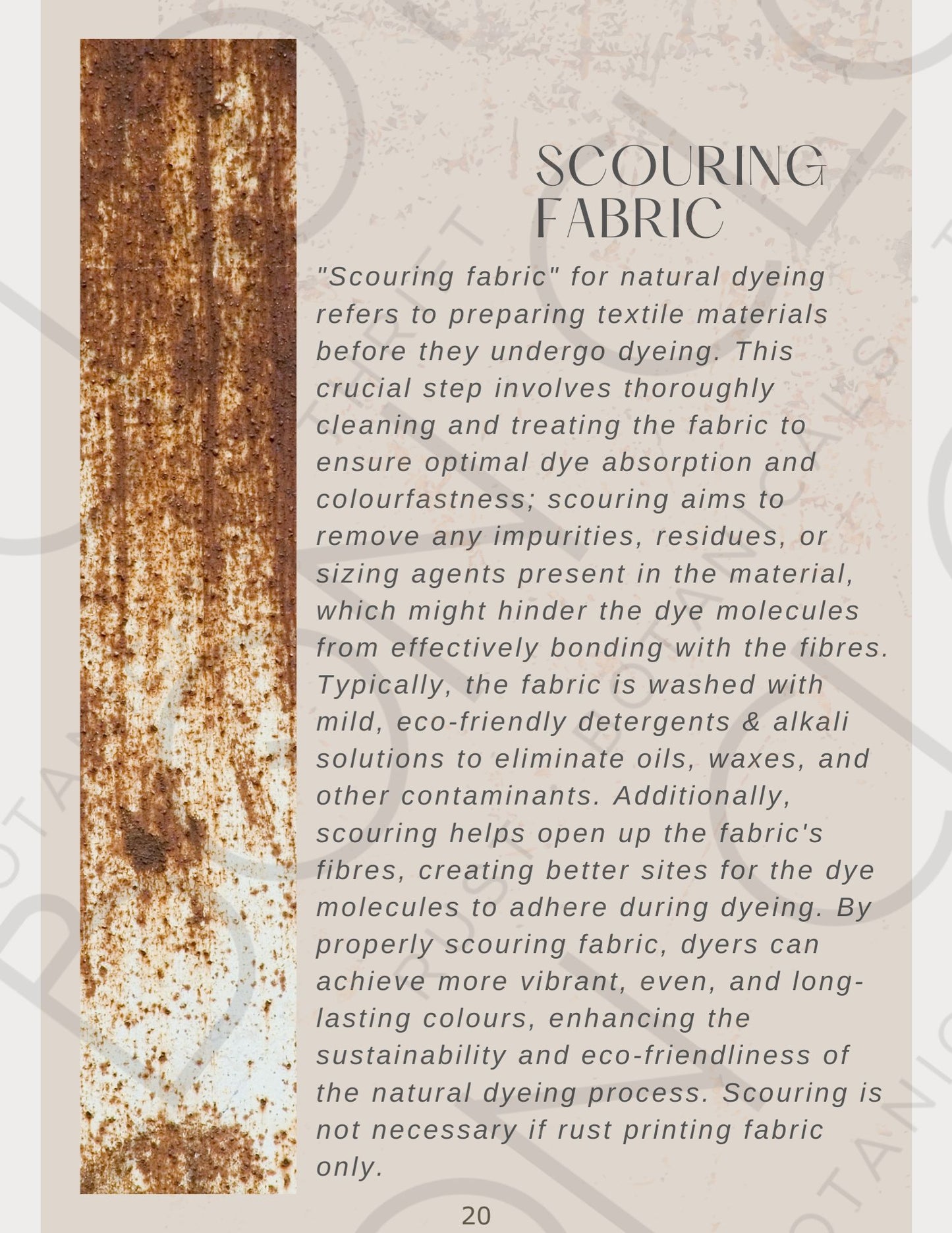 Dyeing With Rust & Botanicals Ebook