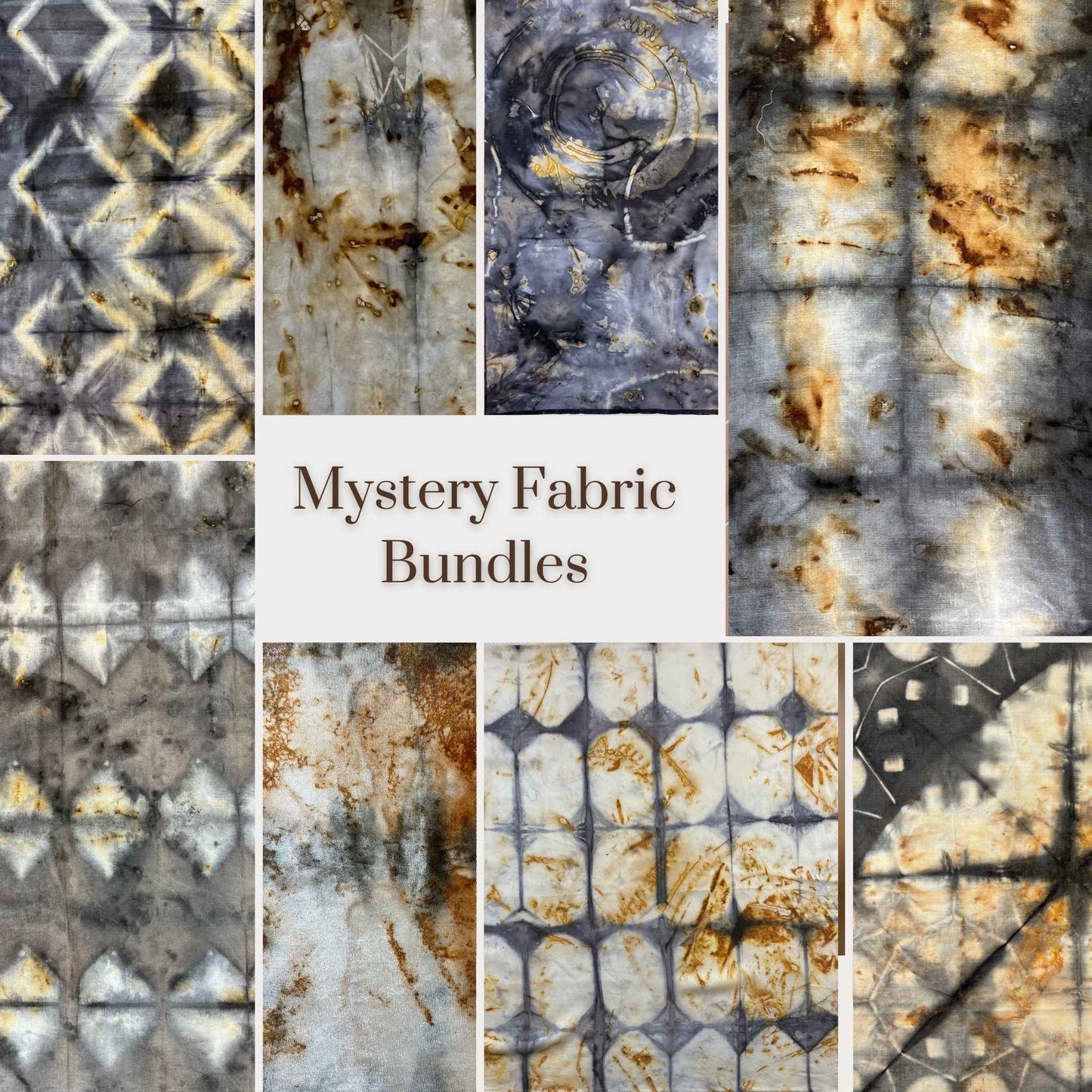 MYSTERY BUNDLES Naturally Dyed Fabric