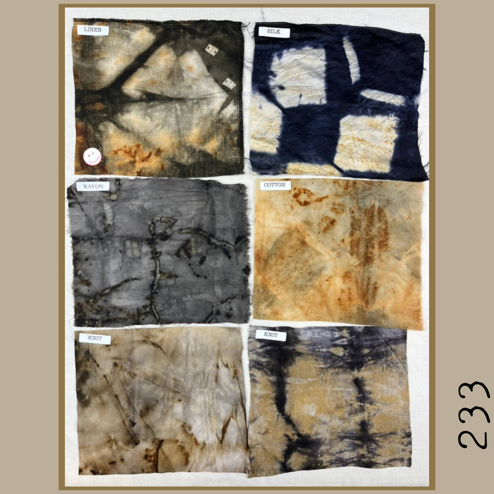 Naturally Dyed Fabric Bundle 