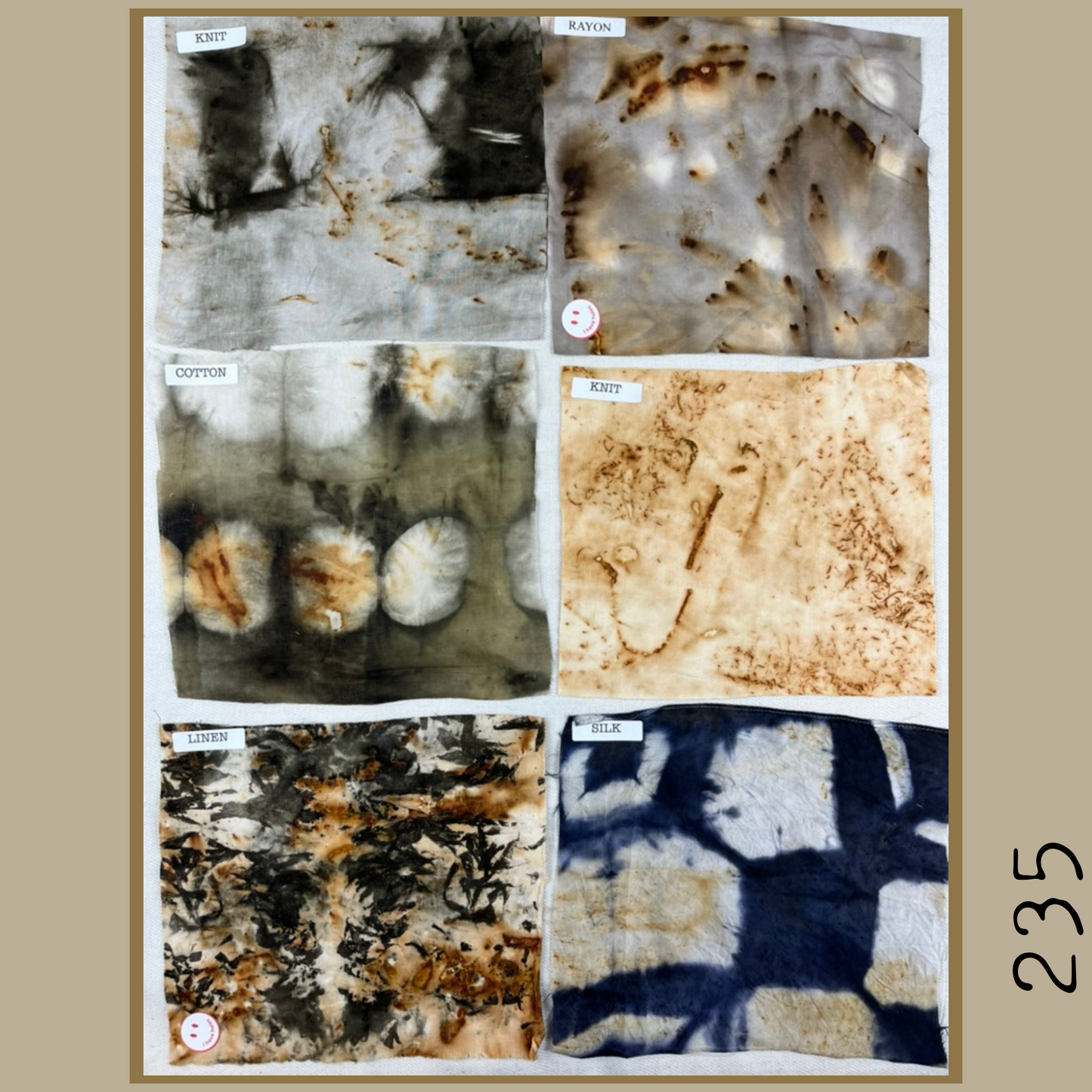 Naturally Dyed Fabric Bundle 