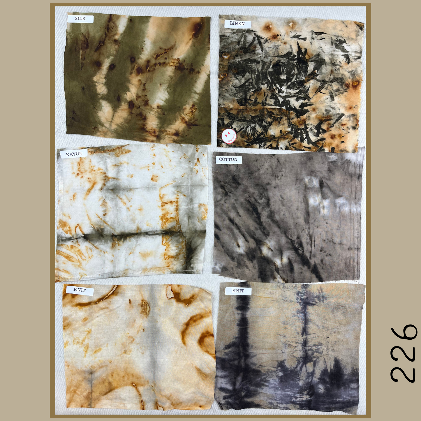 Naturally Dyed Fabric Bundle 