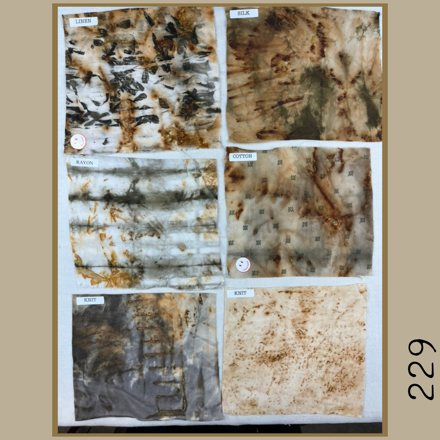 Naturally Dyed Fabric Bundle 