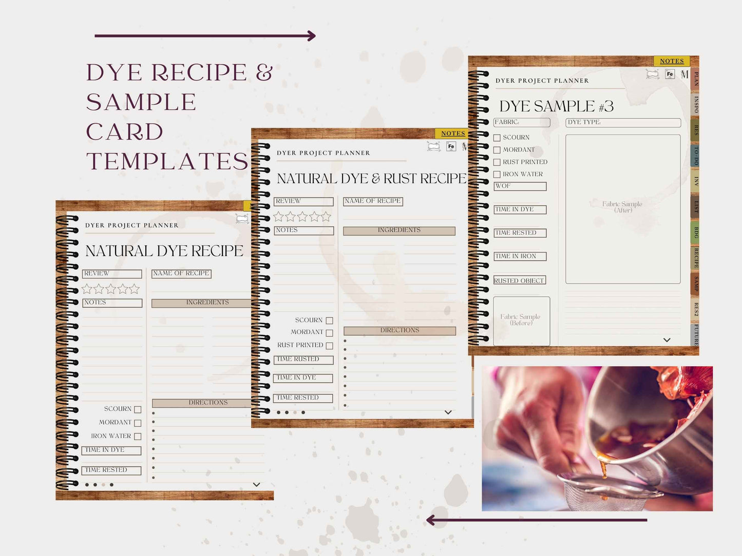 Natural Dye Project Planner